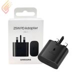 شارژر دیواری سه پین 25W وات سامسونگ