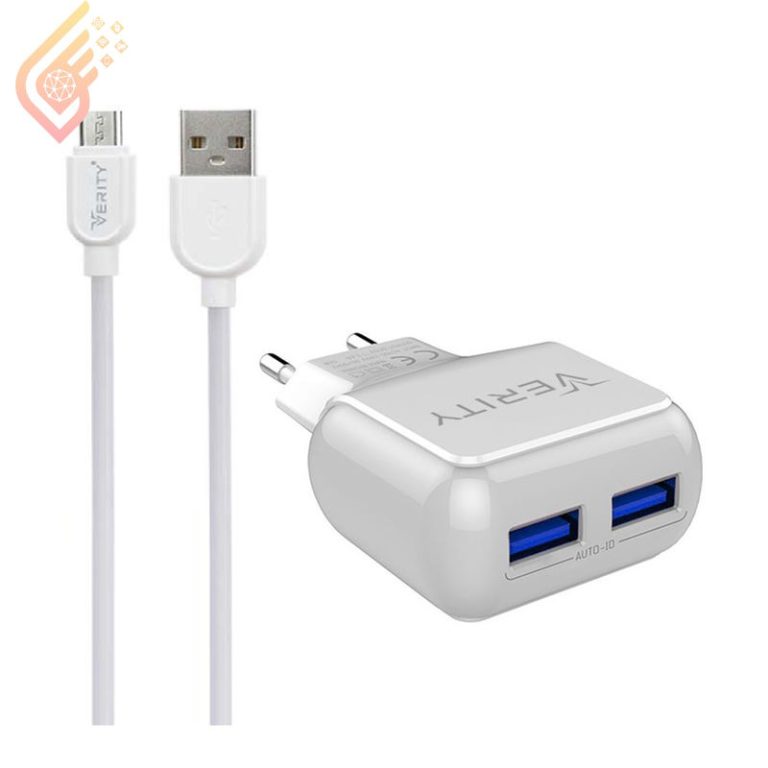 شارژر دیواری وریتی مدل AP-2111 + کابل میکرو USB