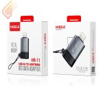 تبدیل OTG لایتنینگ به USB هیسکا مدل HR-11