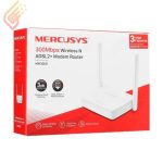 مودم روتر ADSL2 بی‌ سیم مرکوسیس مدل MW-300D