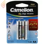 باتری قلمی کملیون پکدار مدل Camelion Digi Alkaline بسته دو عددی