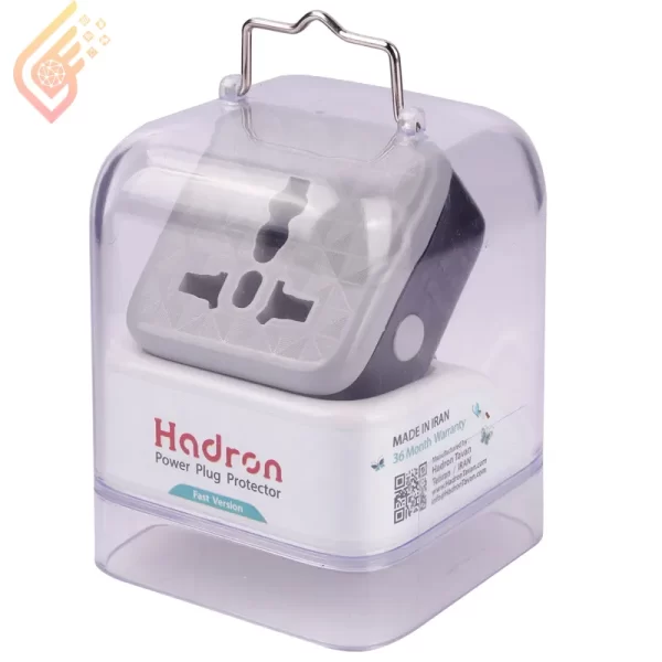 تبدیل ۳ به ۲ تایمردار و محافظ برق مدل Hadron P103