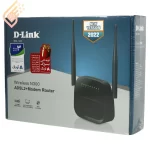 مودم روتر دی لینک مدل ۲ آنتن D-Link DSL-124 N300 ADSL2+ 300Mbps