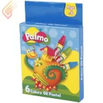 پاستل روغنی 6 رنگ پالمو کد palmo NO.2201