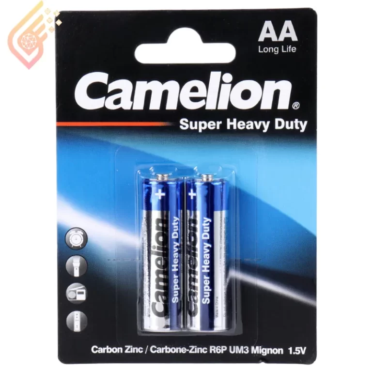 باتری قلمی کملیون مدل Camelion Super Heavy Duty 1.5V AA دوتایی