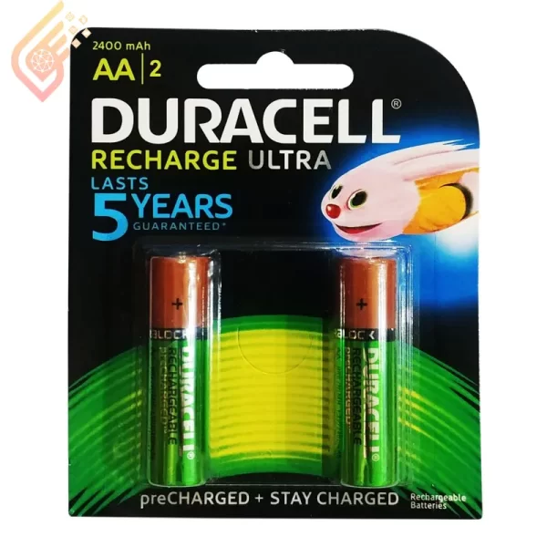 باتری قلمی شارژی دوراسل مدل Duracell Recharge Ultra 1.2V AA 2400mAh