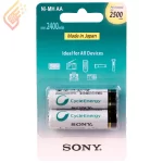باتری نیم قلمی شارژی سونی مدل Sony CycleEnergy Ni-MH AA 2500mAh
