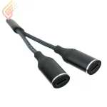 کابل تبدیل 2 به 1 درگاه لایتنینگ مدل SX-04