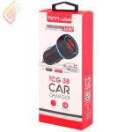 شارژر فندکی فست شارژ تسکو مدل TSCO TCG 38 3A QC3.0 PD 36W
