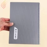 دفتر سیمی 100 برگ ساده رنگی پیک فدک کد 025