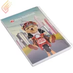دفتر سیمی 100 برگ طرح تدی پسرانه نهال آلما کد 7188