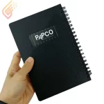 دفتر یادداشت متالیک 100 برگ پاپکو مدل Papco NB-647BC