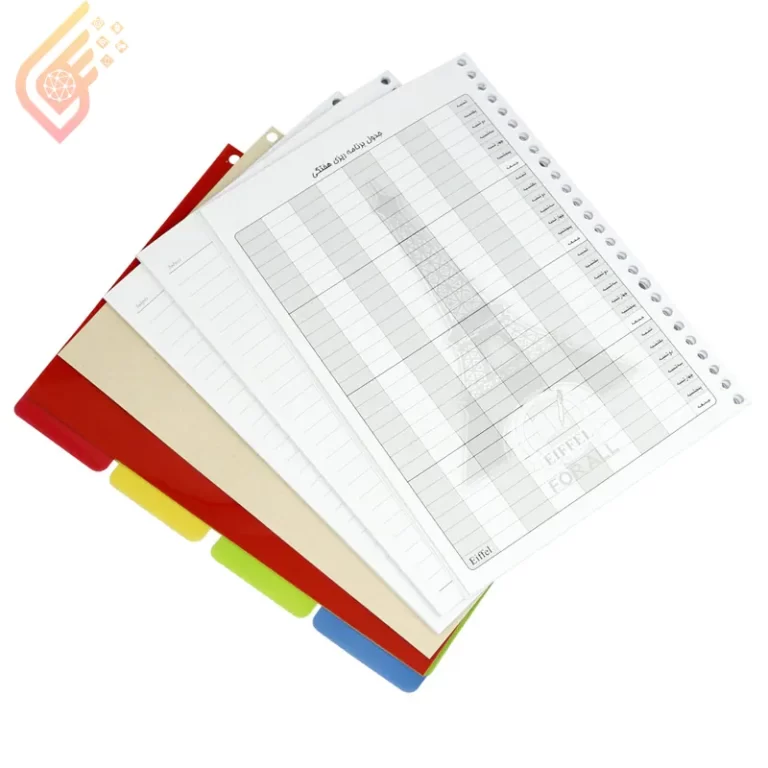 کاغذ کلاسوری 100 برگ ایفل کد 2