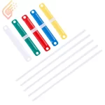 گیره پوشه پلاستیکی رنگی DL Office DL7208 80mm