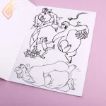 دفتر نقاشی 32 برگ طرح Jungle Book پارسا