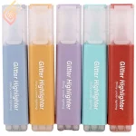 ماژیک هایلایت مدل Glitter Highlighter H3353 بسته 5 عددی