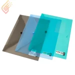 پوشه دکمه دار شفاف پاپکو Papco A4-116B A4