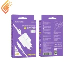 شارژر دیواری 20 وات بروفون مدل BOROFONE BA81A PD