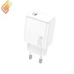 شارژر دیواری 30 وات بروفون مدل BOROFONE BA77A USB PD