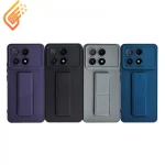 قاب گوشی شیائومی چرمی استند شو Stand cover مدل Xiaomi Poco X6 Pro