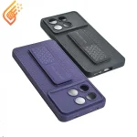 قاب گوشی شیائومی چرمی استند شو Stand cover مدل Xiaomi Redmi 14C Poco C75