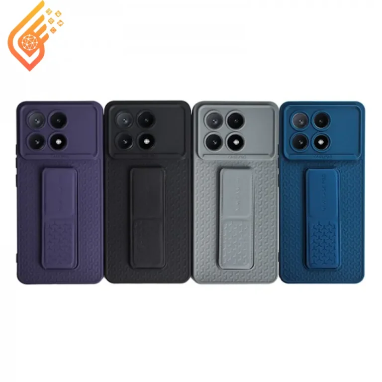 قاب گوشی شیائومی چرمی استند شو Stand cover مدل Xiaomi Redmi Note 13 Pro 4G Poco M6 Pro 4G