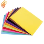 کاغذ گلاسه A4 رنگی بسته 10 عددی