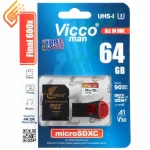 رم موبایل ویکومن مدل 64GB Micro SD 600XPlus UHS-3 A1 V30 90MB/S