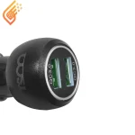 شارژر فندکی تسکو مدل TSCO TCG 38 + کابل تایپ سی