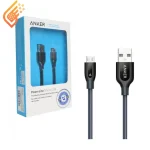 کابل اندروید میکرو USB انکر طول 1.8 متر مدل Anker A8132H12