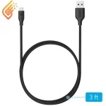 کابل اندروید میکرو USB انکر طول 1.8 متر مدل Anker A8132H12