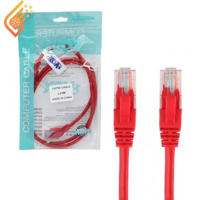 کابل لن شبکه Cat5E پچ کورد ایکس وکس XVOX طول 1 متر