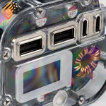 پاوربانک هیسکا مدل HISKA HP-444PD ظرفیت 40000 میلی آمپر