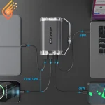 پاوربانک هیسکا مدل HISKA HP-444PD ظرفیت 40000 میلی آمپر