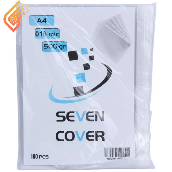 کاور کاغذ A4 سون مدل Seven 10mu بسته 100 عددی