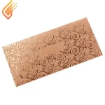 پاکت پول زرکوب اکلیلی 90x190mm