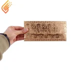 پاکت پول زرکوب اکلیلی 90x190mm