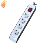چند راهی 4 خانه ارت دار پارت الکتریک PE8757 با کابل 1٫8 متری