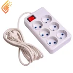 چند راهی 6 خانه پیکو الکتریک با کابل 1٫5 متری