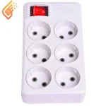 چند راهی 6 خانه پیکو الکتریک با کابل 1٫5 متری