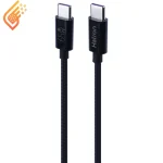 کابل دو سر تایپ سی فست شارژ 65 وات هترون HC605HB