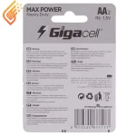 باتری دوتایی قلمی گیگاسل Max Power Heavy Duty R6