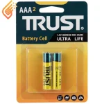 باتری دوتایی نیم قلمی تراست Ultra Life R03