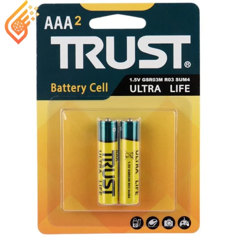 باتری دوتایی نیم قلمی تراست Ultra Life R03