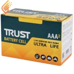 باتری دوتایی نیم قلمی تراست Ultra Life R03