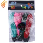 بادکنک چراغ دار 12 اینچ رنگی بسته 5 عددی