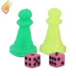 بازی فکری منچ و مارپله پارچه ای 33*33 سانتی متر آهو