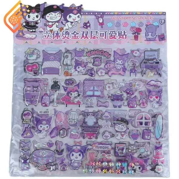 برچسب عروسکی طرح برجسته