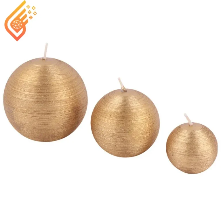 شمع توپی شیار دار بسته 3 عددی