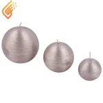 شمع توپی شیار دار بسته 3 عددی